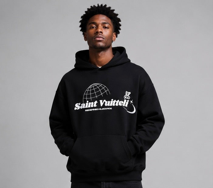 Saint Vuitteli Puff Print Hoodie