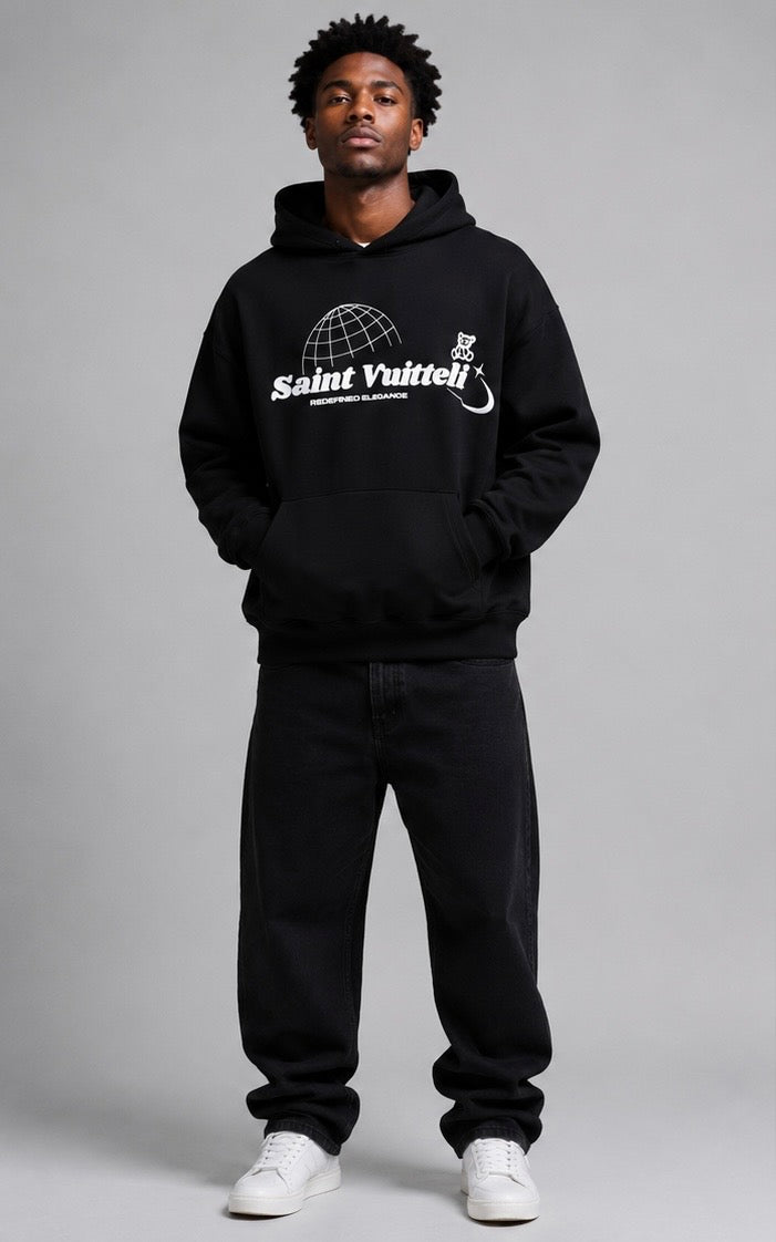 Saint Vuitteli Puff Print Hoodie